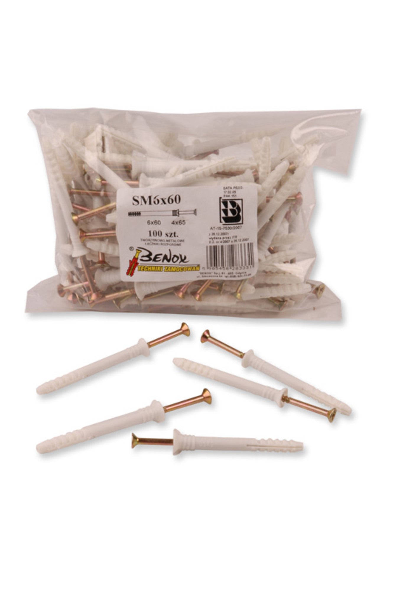 Kołek do szybkiego montażu 8.0x120 mm (30 szt.) 0