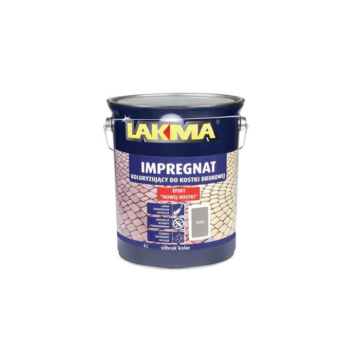 Impregnat do kostki brukowej Silbruk szary 4l