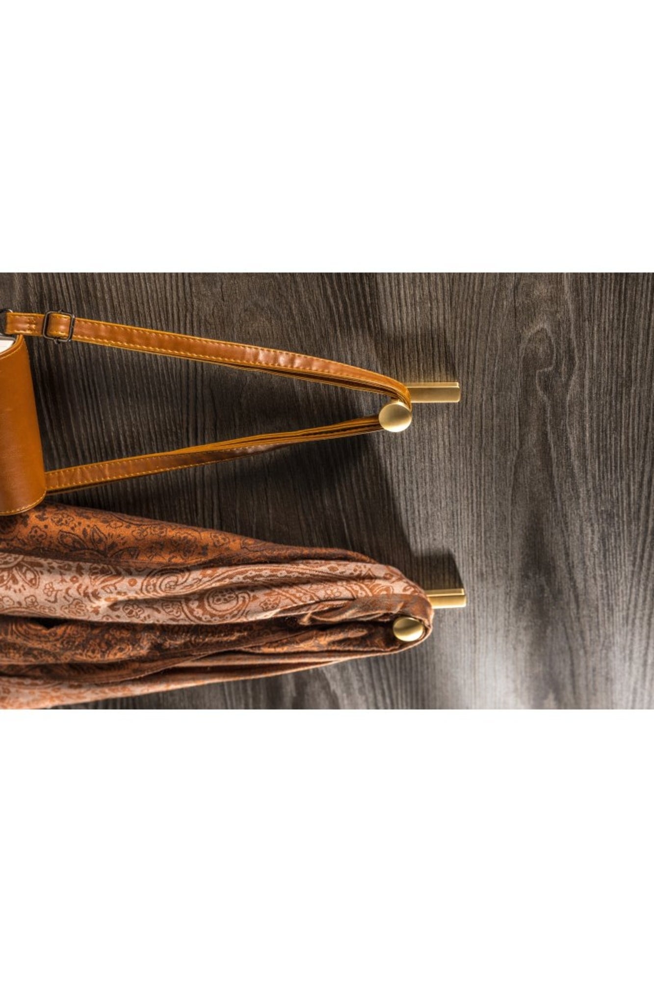 Wieszak pojedyńczy złoto szczotkowana 4