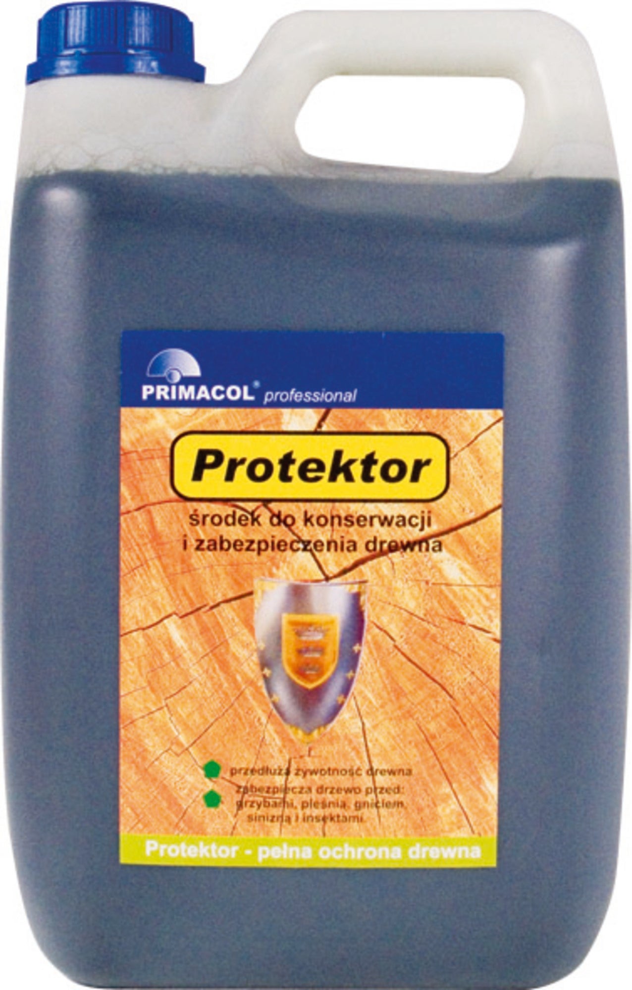 Środek do konserwacji i zabezpieczania drewna Protektor zielony 5l 0