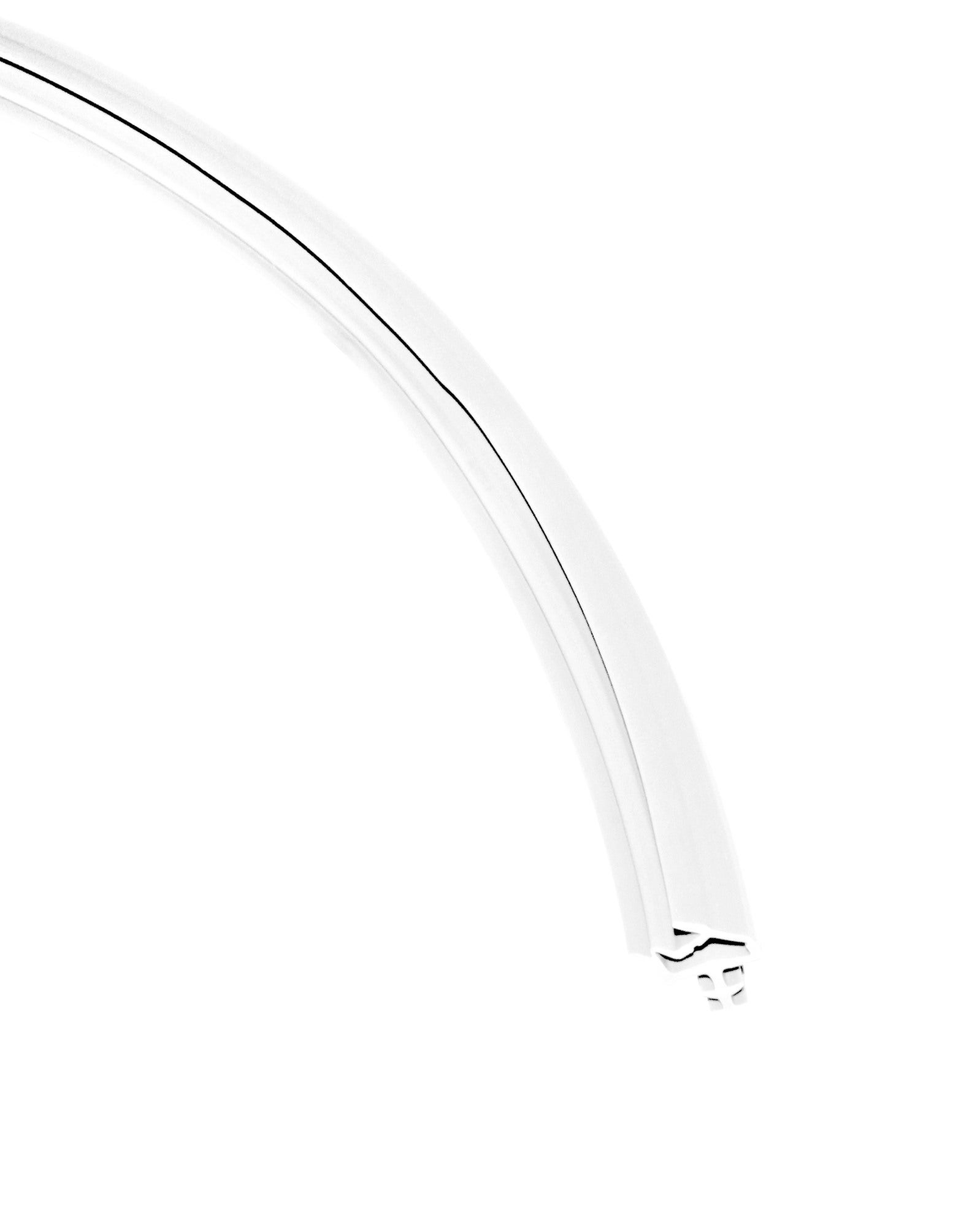 Uszczelka wciskana do ościeżnic drzwi wewnętrznych Biała 5mb