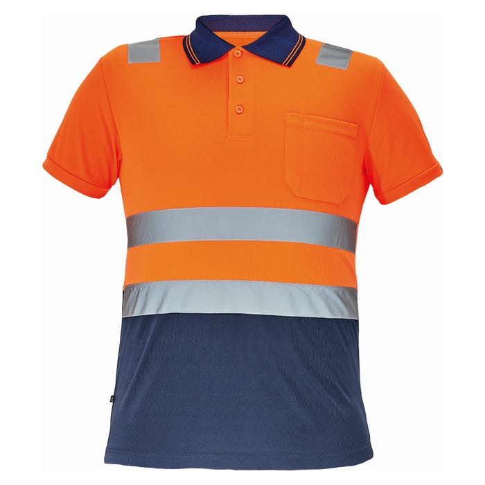 Koszulka polo ostzegawcza pomarańczowa CADIZ Cerva, rozm. 4XL (66)
