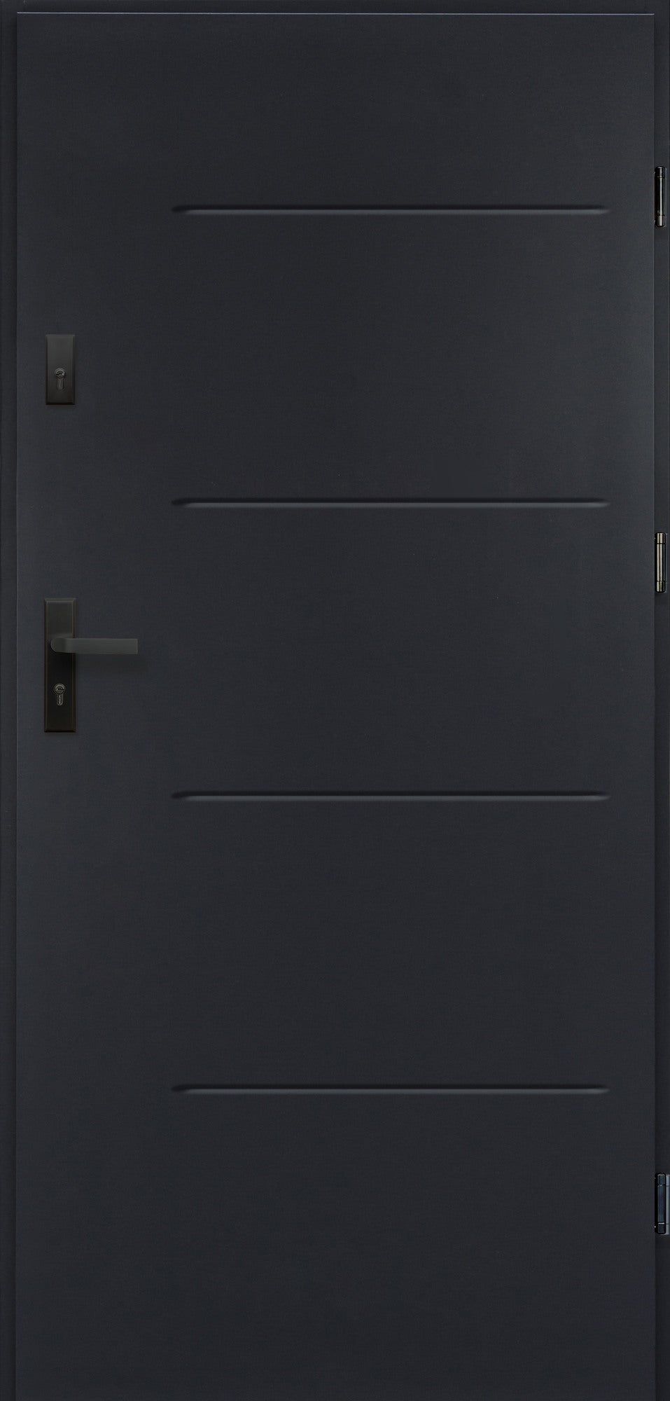 Drzwi stalowe BERLIN antracyt 80 prawe