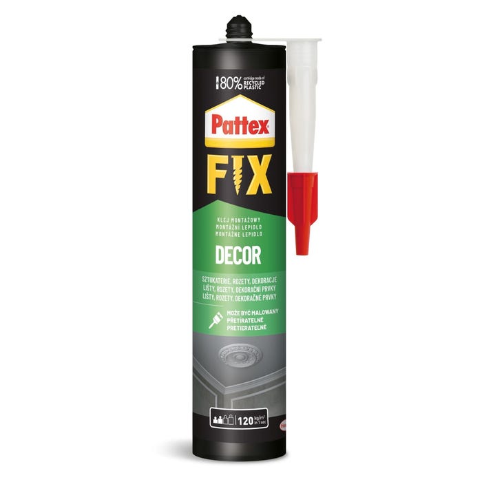 Klej montażowy Pattex Fix Decor 380g