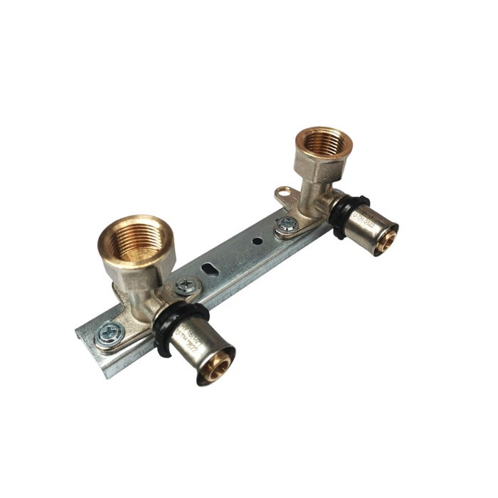Listwa z kolankami zaciskowymi gwint wewnętrzny 1/2x20 PEX 150mm