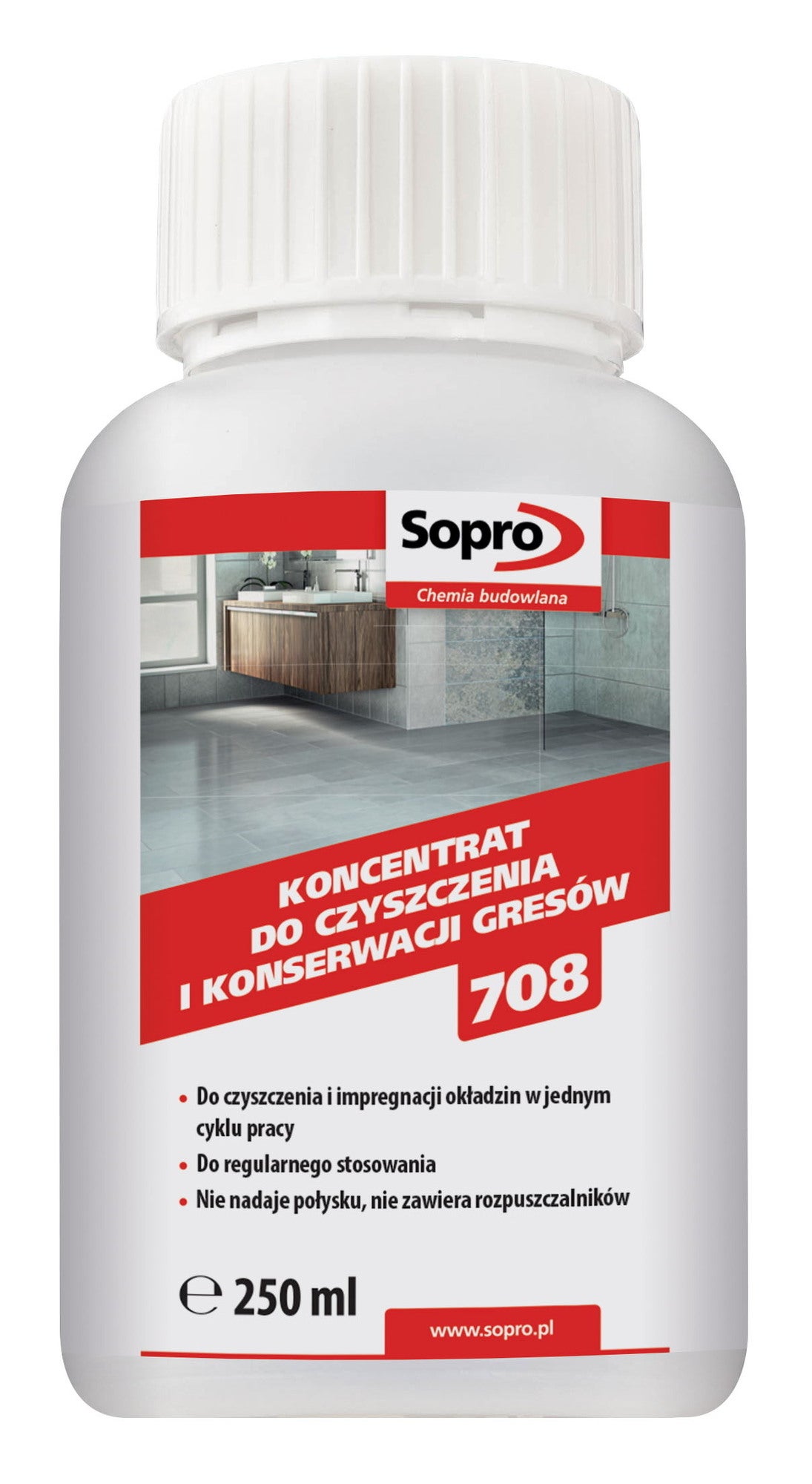 Koncentrat FPR 708 Sopro do pielęgnacji gresów 0.25 l 0