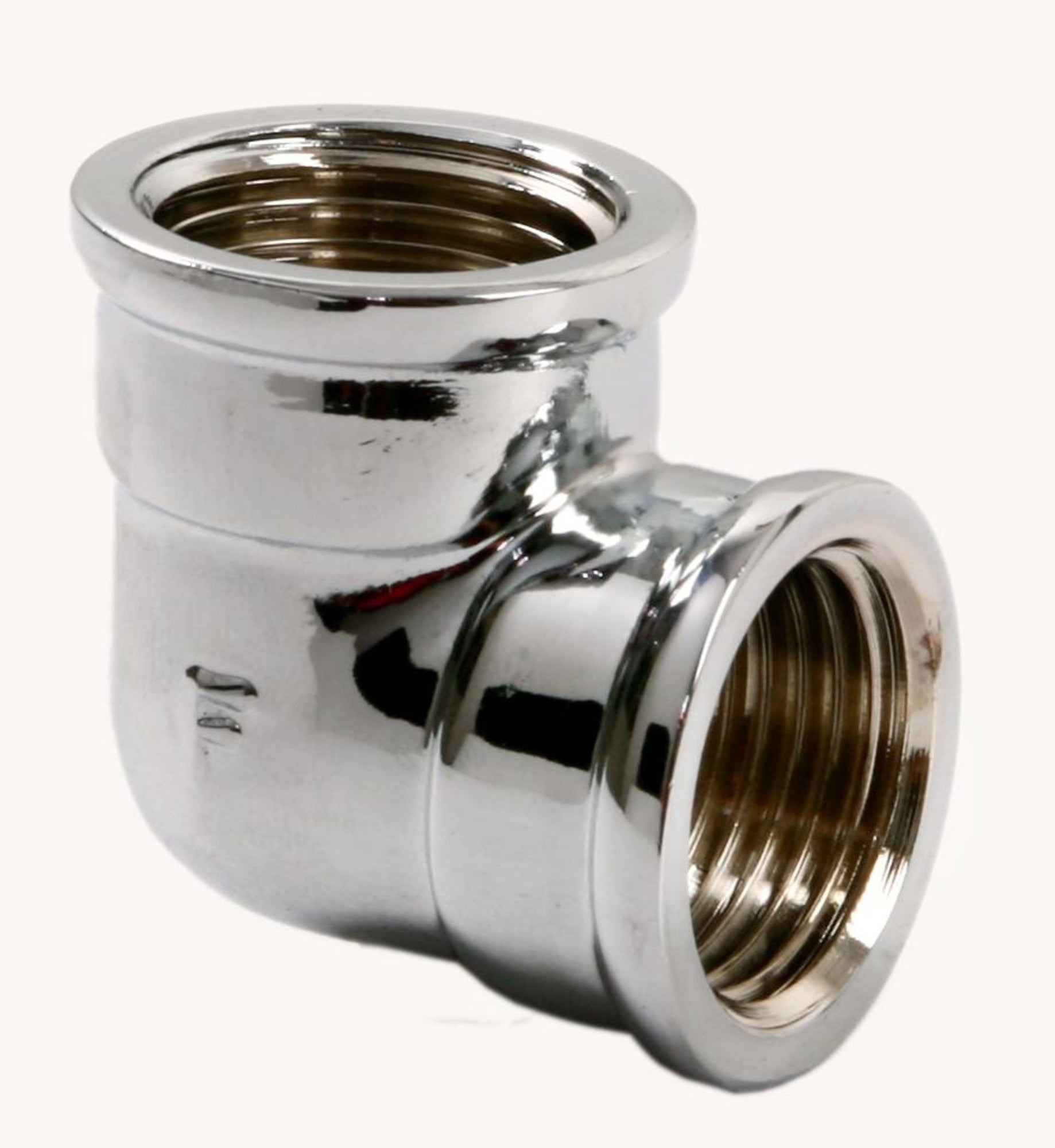 Kolano mosiężne GW/GZ 1/2" chrom