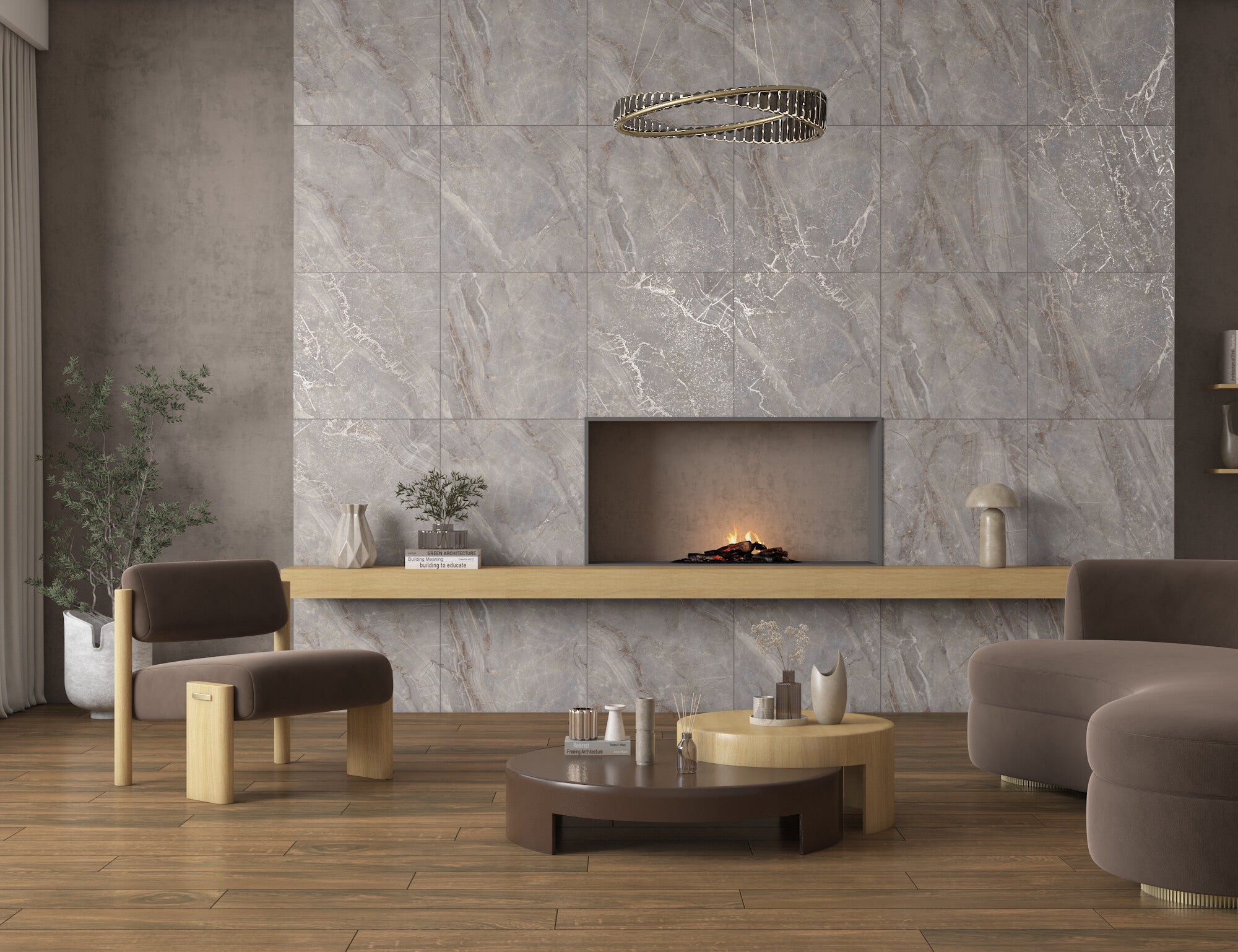 Gres szkliwiony Sydney Gris Carving 60x60 1.44 M2 3