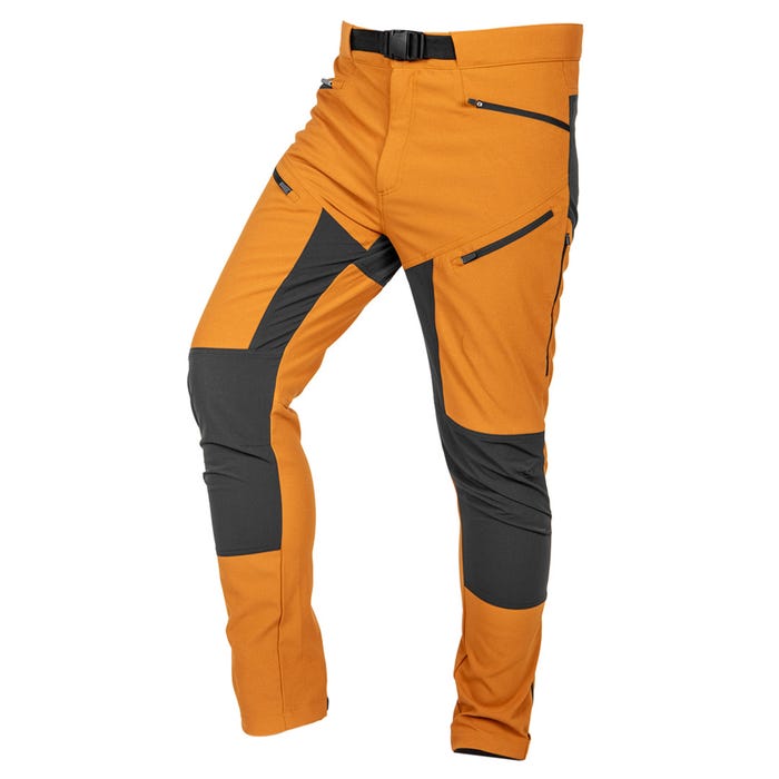 Spodnie robocze OUTDOOR 4 way stretch, musztardowo-szare NEO 81-292 M/50