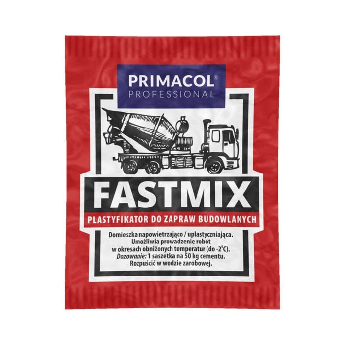 Plastyfikator do zapraw budowlanych Primacol FastMix 16 g