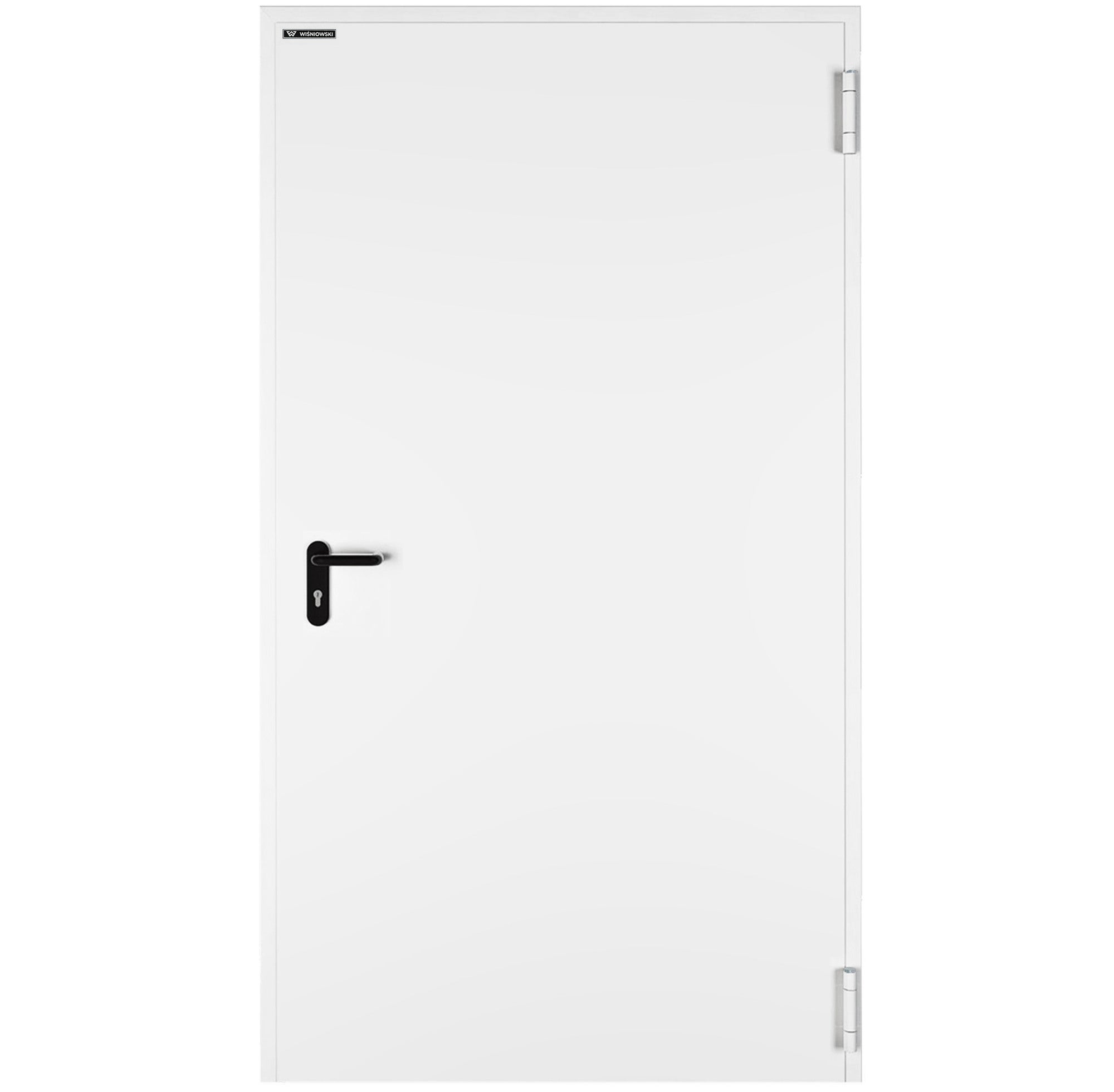 Drzwi techniczne Technical przeciwpożarowe EI60 90 prawe RAL 9016