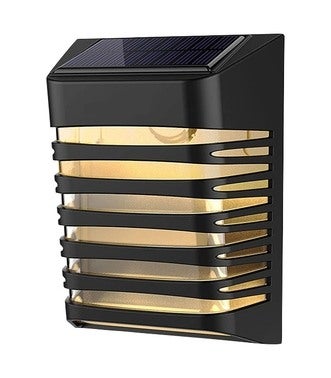 Oprawa elewacyjna solarna SOE-2 zintegrowany panel solarny, 3000K, IP64, czas świecenia do 12h, 2 tryby pracy