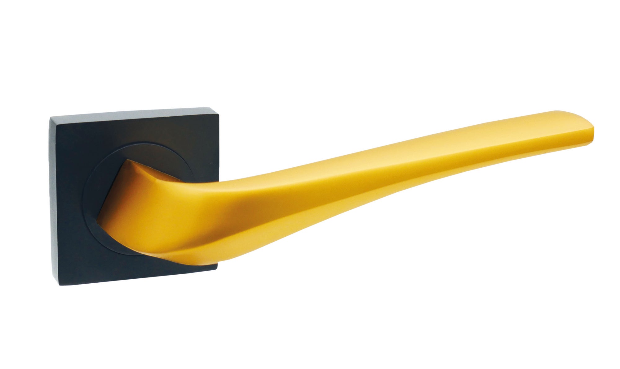 Klamka Adel czarno-złota