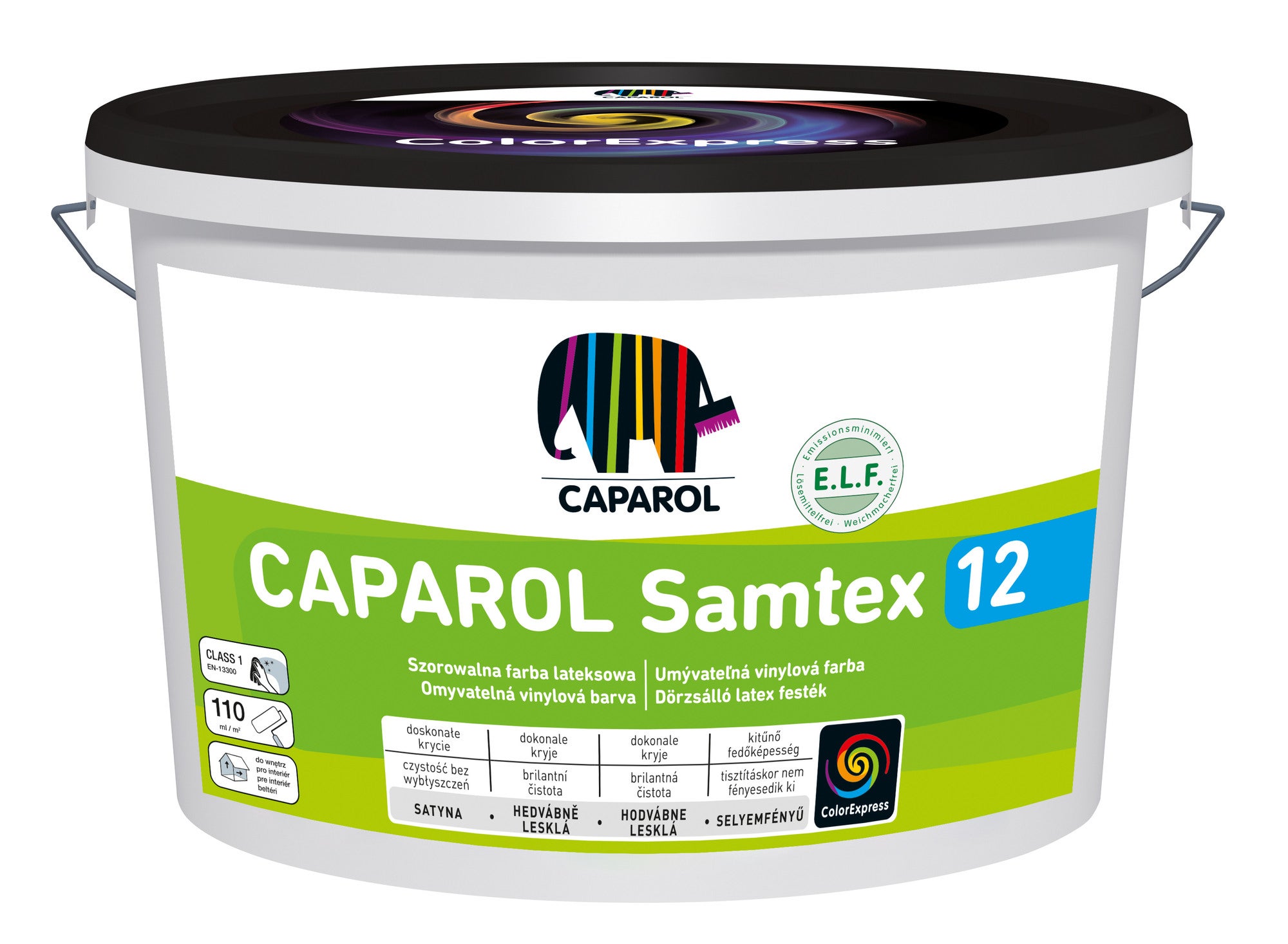 Farba lateksowa Caparol Samtex 12 baza B1 1,25L 0