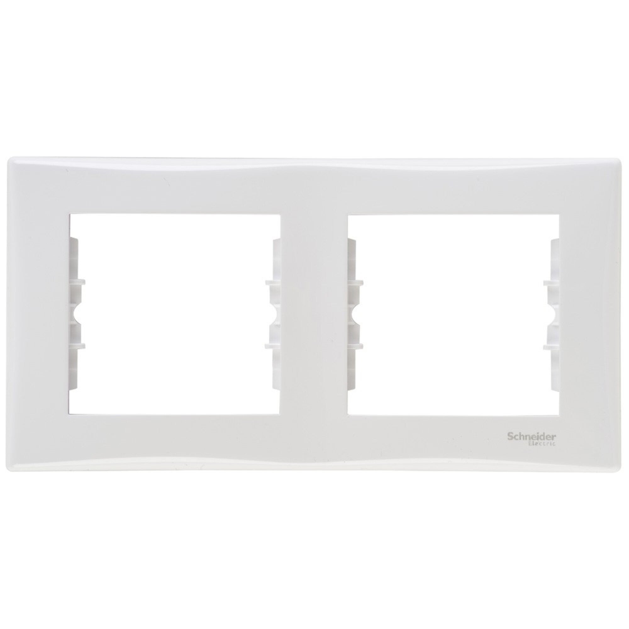 Schneider Sedna biały ramka podwójna 1