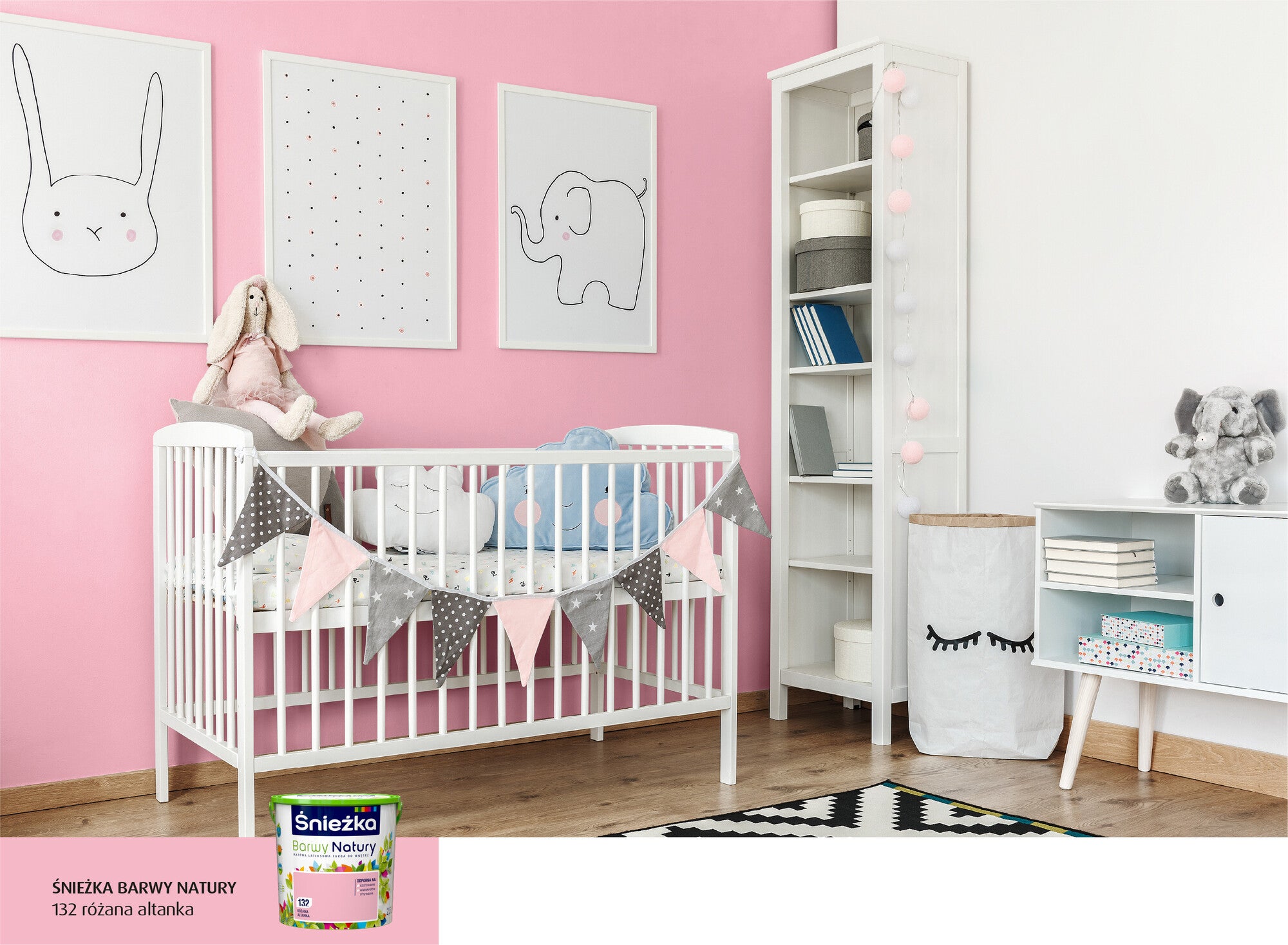 Farba Barwy Natury różana altanka 2,5l 1