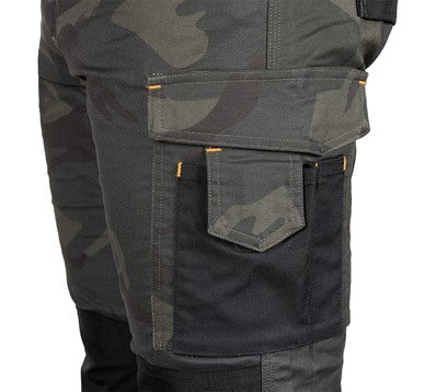 Spodnie robocze NEO 81-350-1, Mix&Match, Canvas, wzmocnienia z Cordury, zielone moro, rozmiar L/52 8