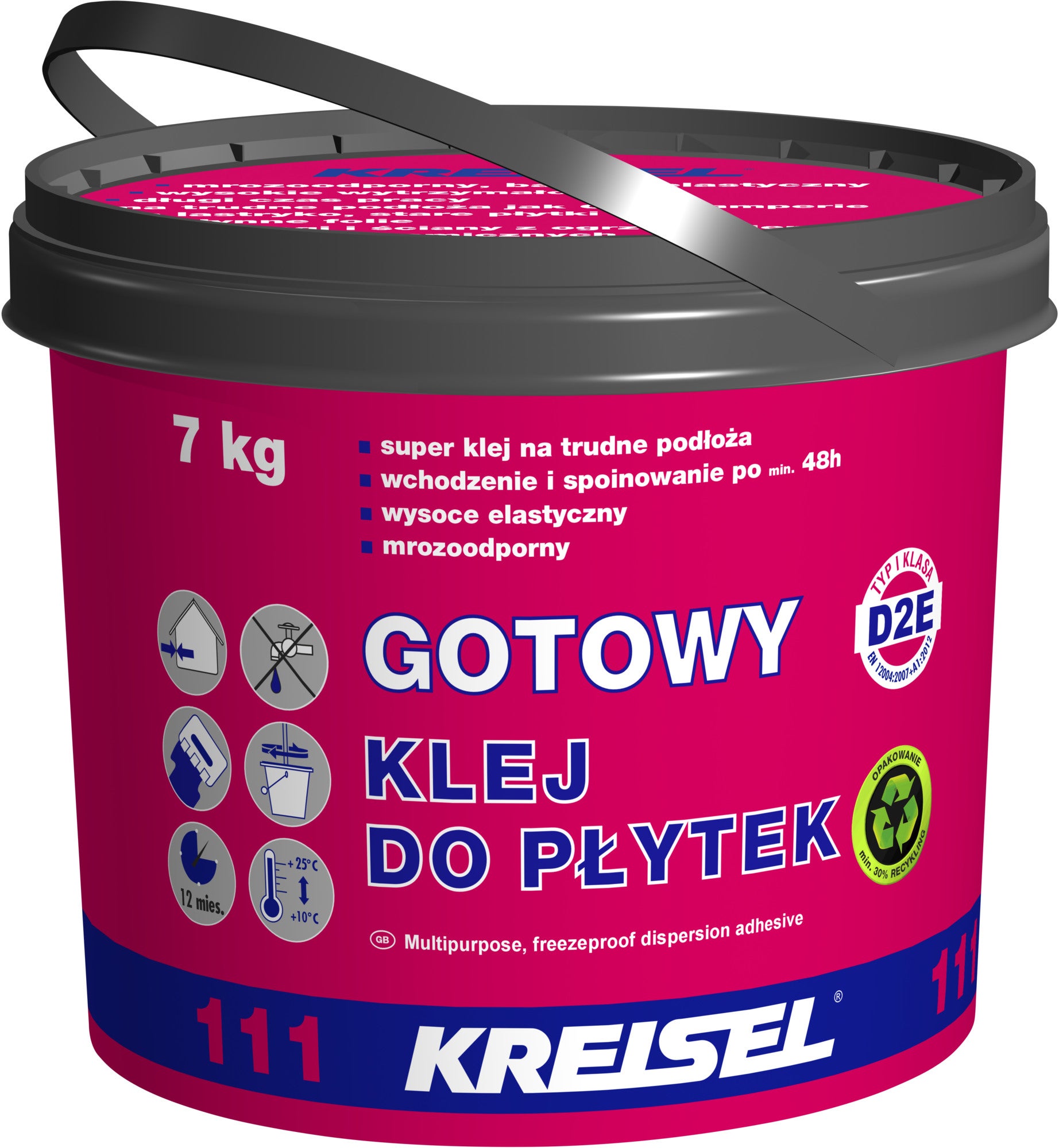  Gotowy klej do płytek 111 Kreisel 7 KG