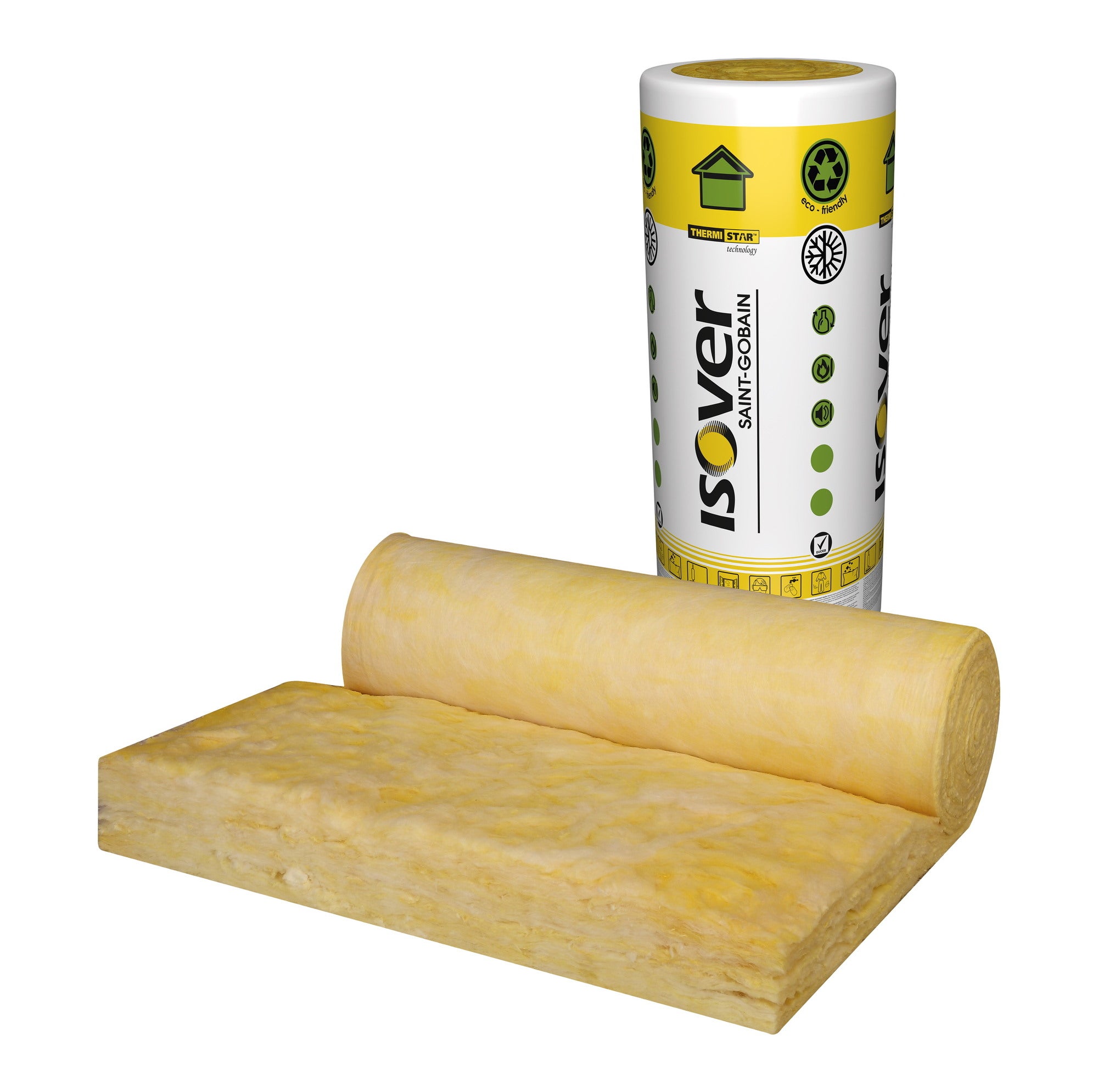 Wełna mineralna Isover Piano 15 cm szklana 0,037 W/(mK) 4.8 m2 1