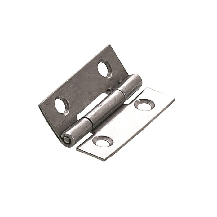 Zawias meblowy skrzydełkowy 30x19mm stal nierdzewna