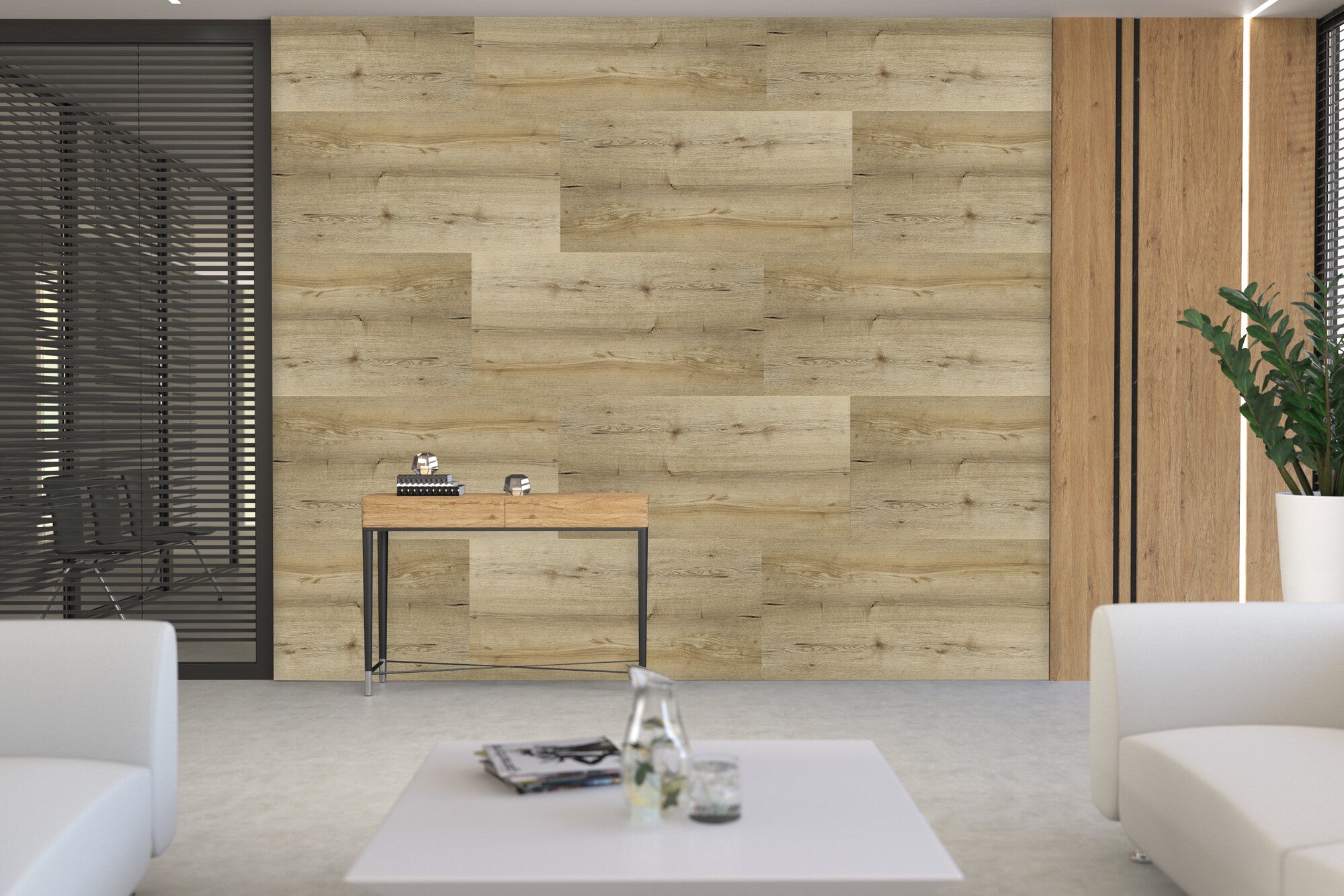 Płytka ścienna Spectra Wall Dąb Titan 4,0 mm 120x30 1