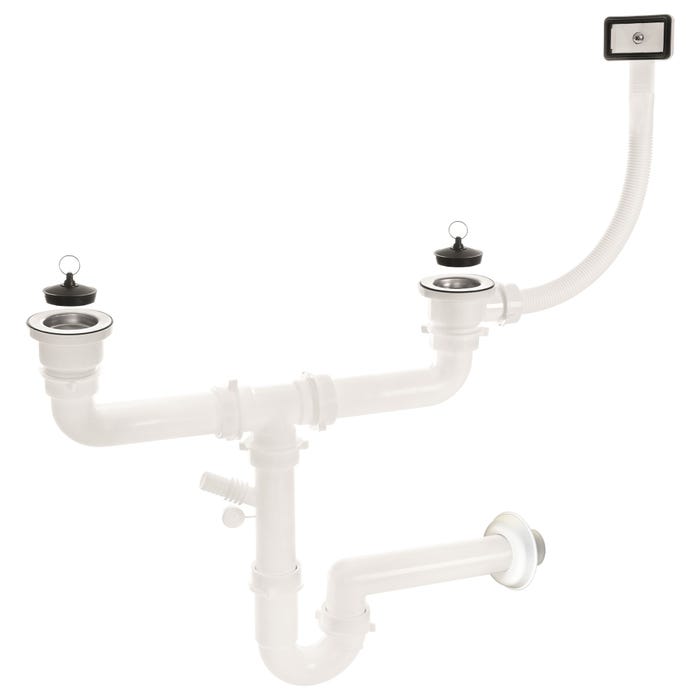 Syfon 2 - 2 komory z przelewem