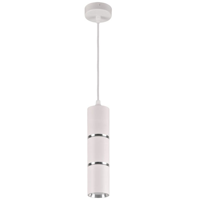 Lampa wisząca BAMBOO 1xGU10, biała, przewód 1m
