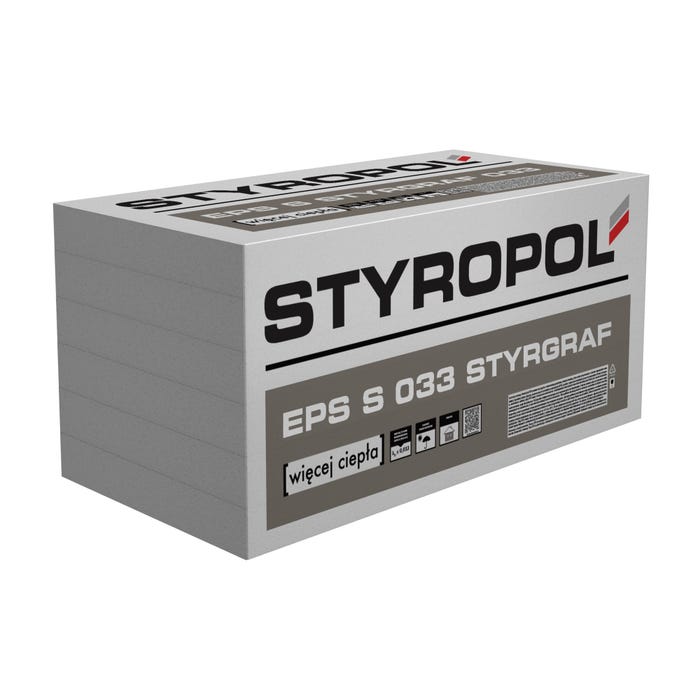Styropian Styropol Fasada 33 20 cm EPS 0.033 W/(mK) 1.5 m2
