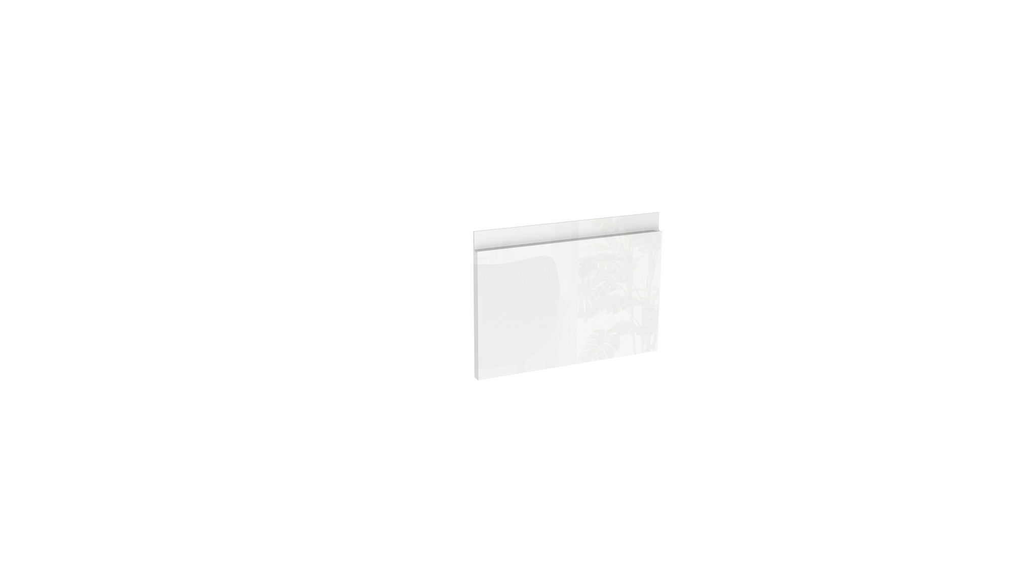Front kuchenny do szuflady wysokiej Akryl Biały Połysk 40x28,4 cm