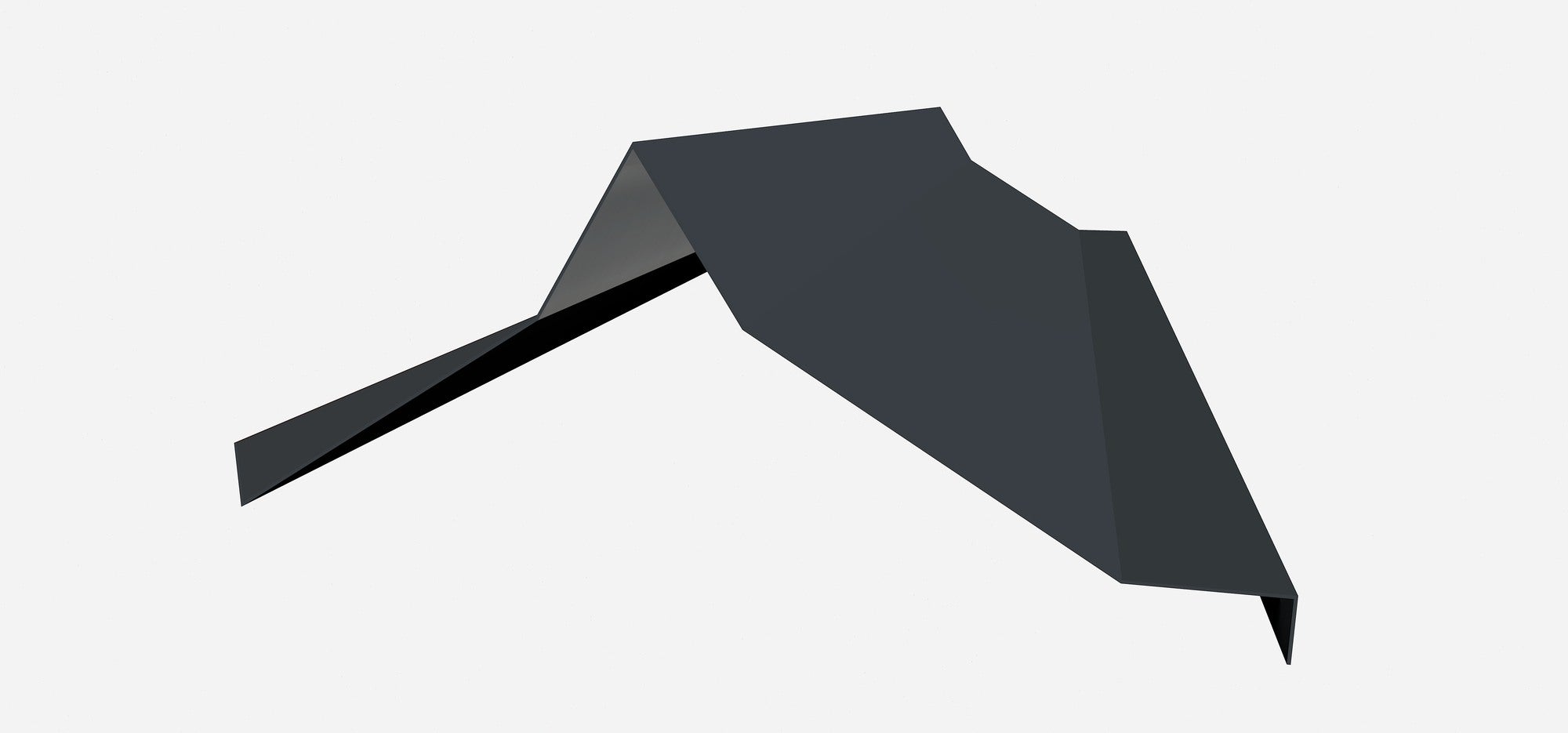 Wiatrownica/blacha skrajna kolor RAL7016, dł. 2 mb 1