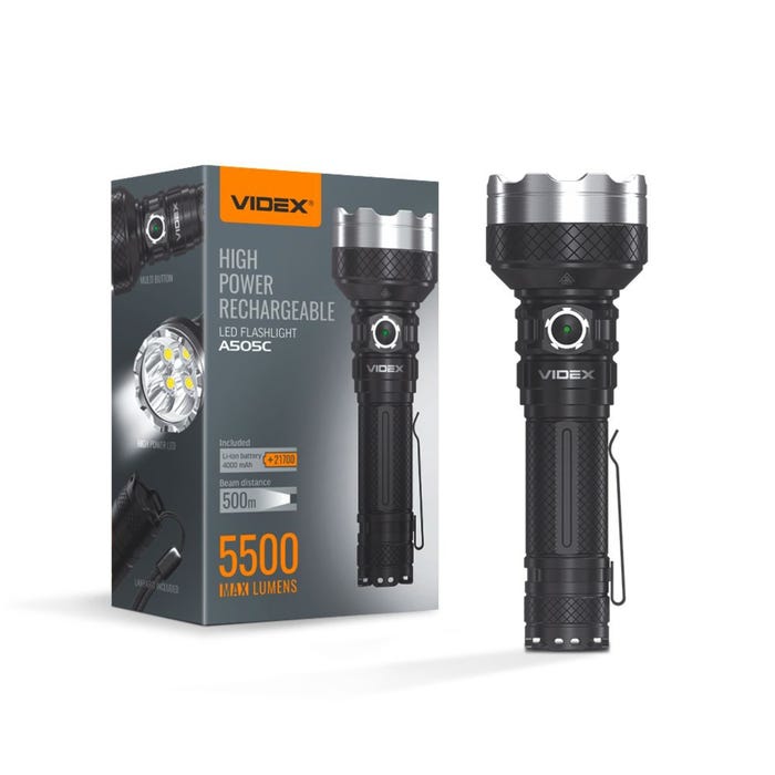 Latarka LED USB-C 550lm 5000k