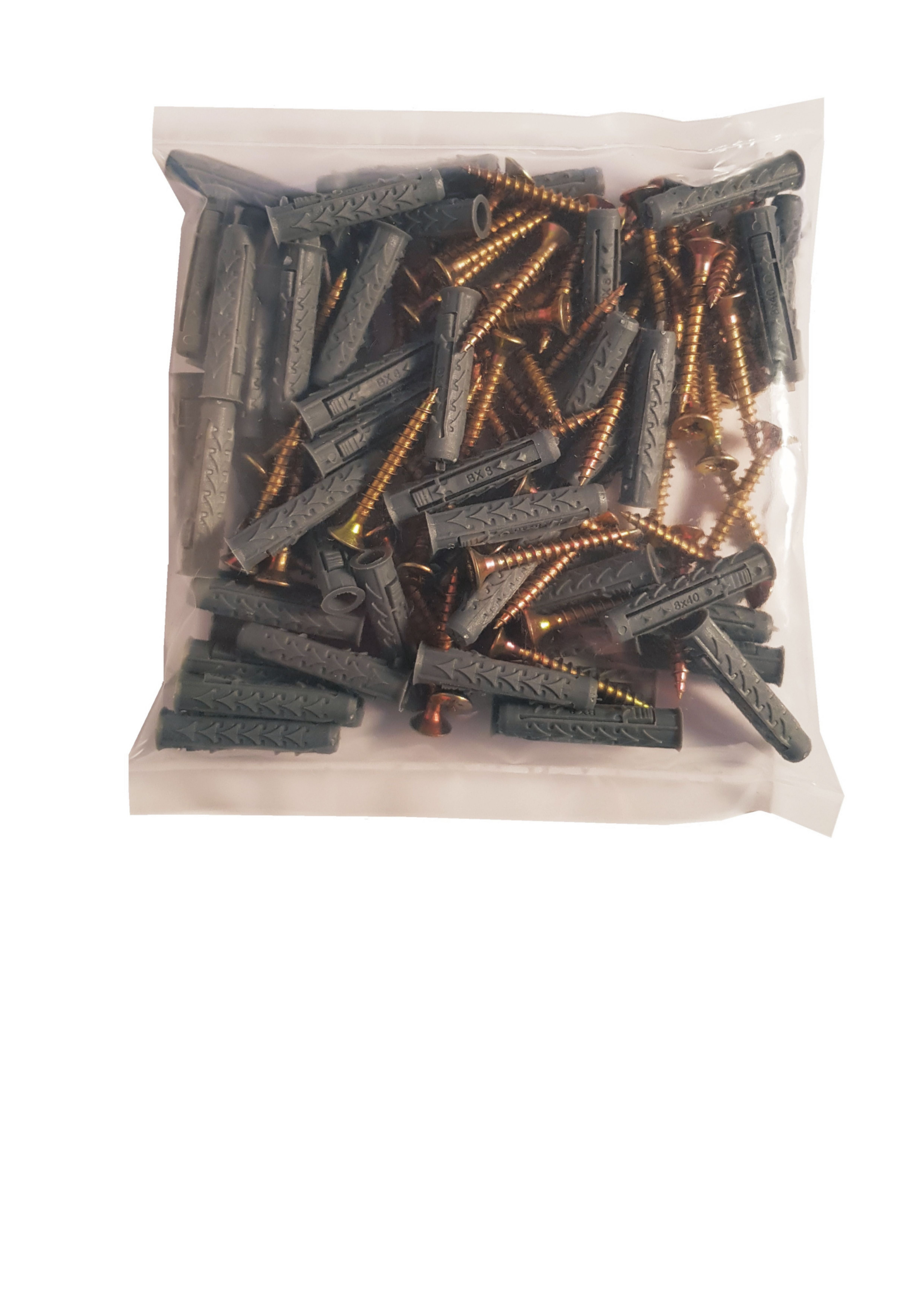 Kołek rozporowy fi 8 z wkrętem 5.0x40 mm (60 szt.) 2