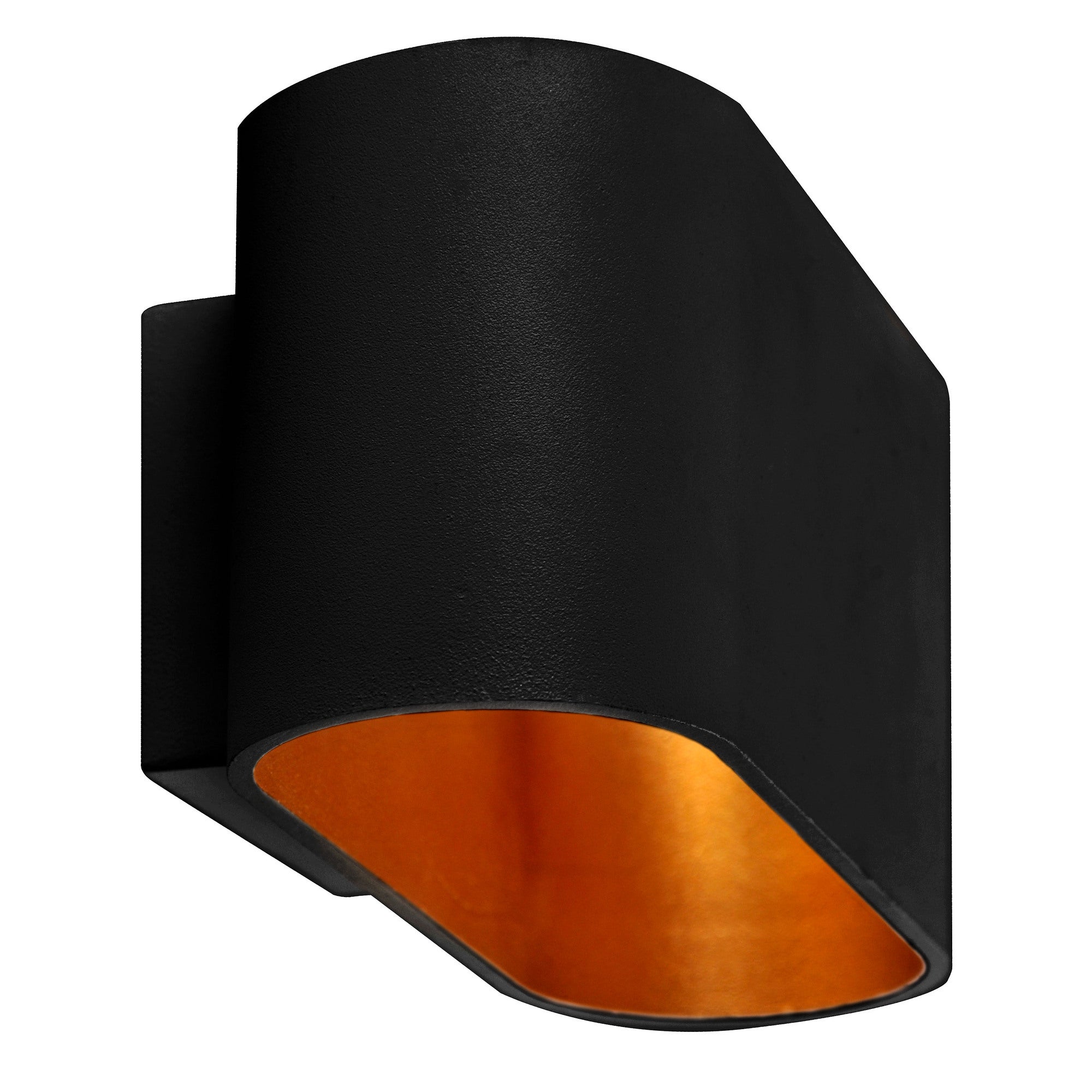 Kinkiet ścienno-sufitowy Elissa 1xG9 czarny/złoty