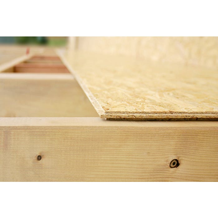 Płyta OSB-3, frezowana 4-stronnie wym. 2500x625x25 mm, pióro - wpust