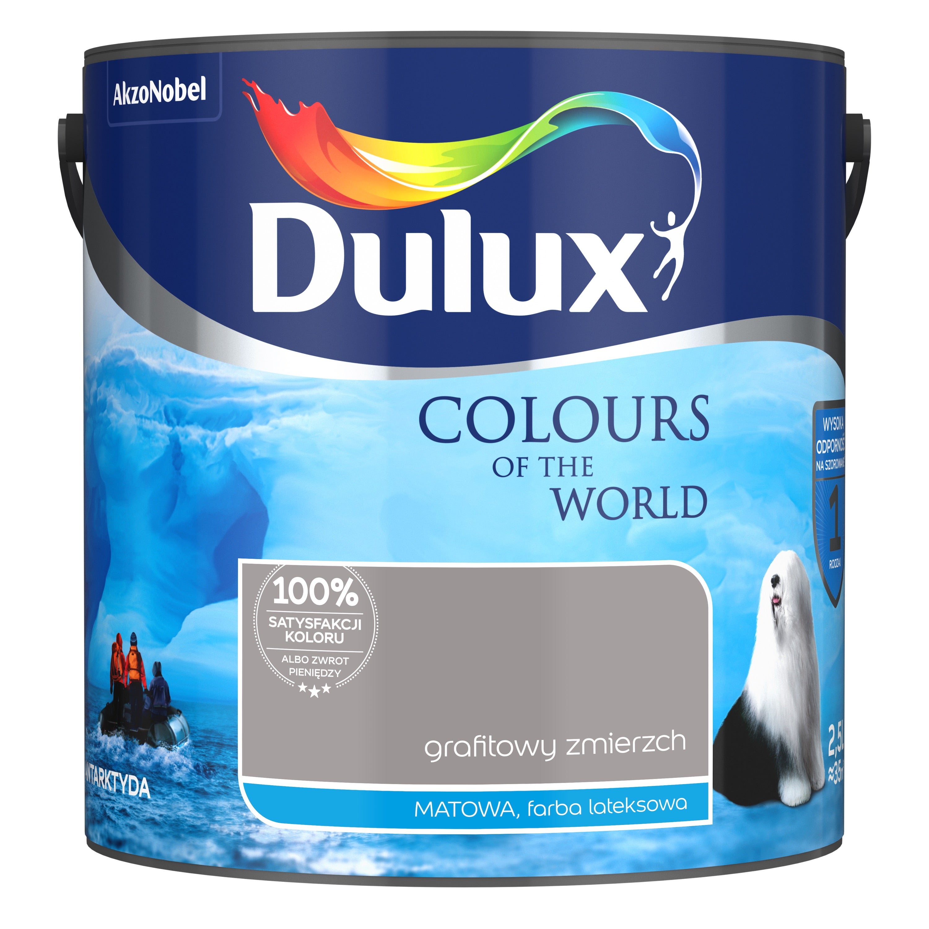 Farba Dulux Kolory Świata grafitowy zmierzch 2,5l