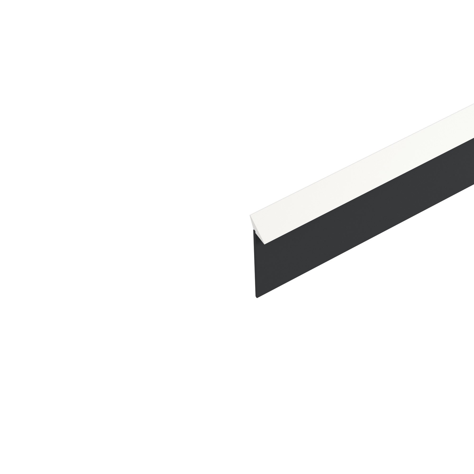 Kształtownik PVC profil uniwersalny maskujący 9,5x25x1mm Cezar Transparentny 4,20m