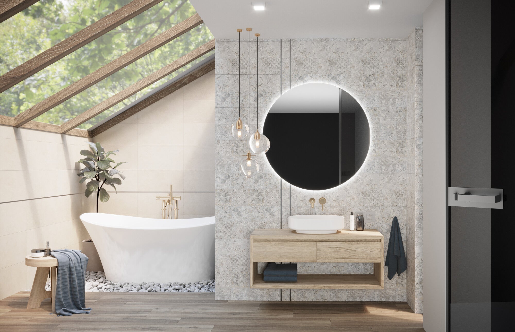 Płytka ścienna Montreal Cream rektyfikowana 1,8 m2 1