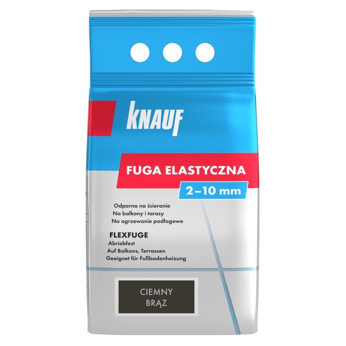 Fuga elastyczna Knauf ciemny brąz 1.5 kg
