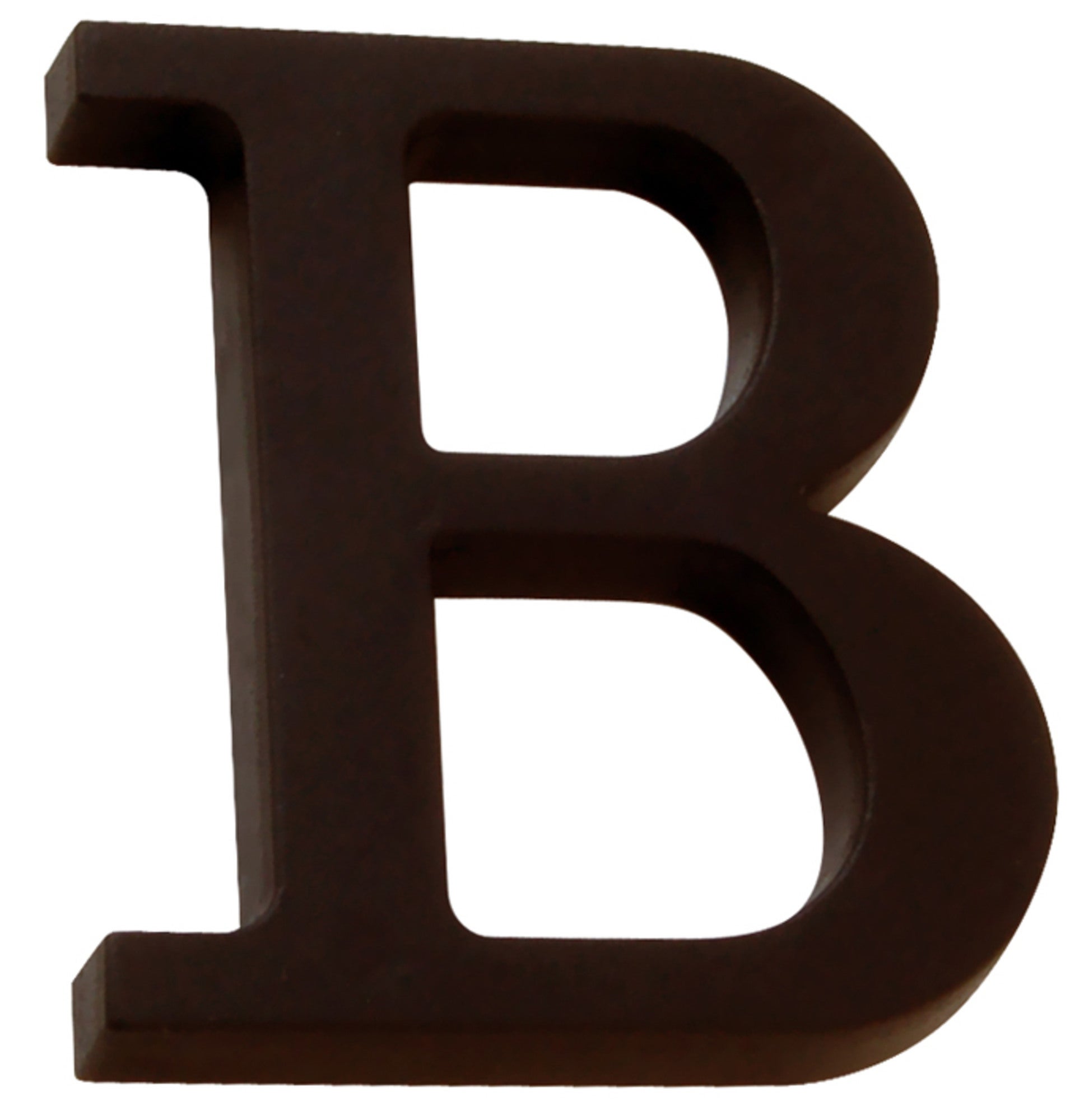 Litera B przybijana brąz 90 mm