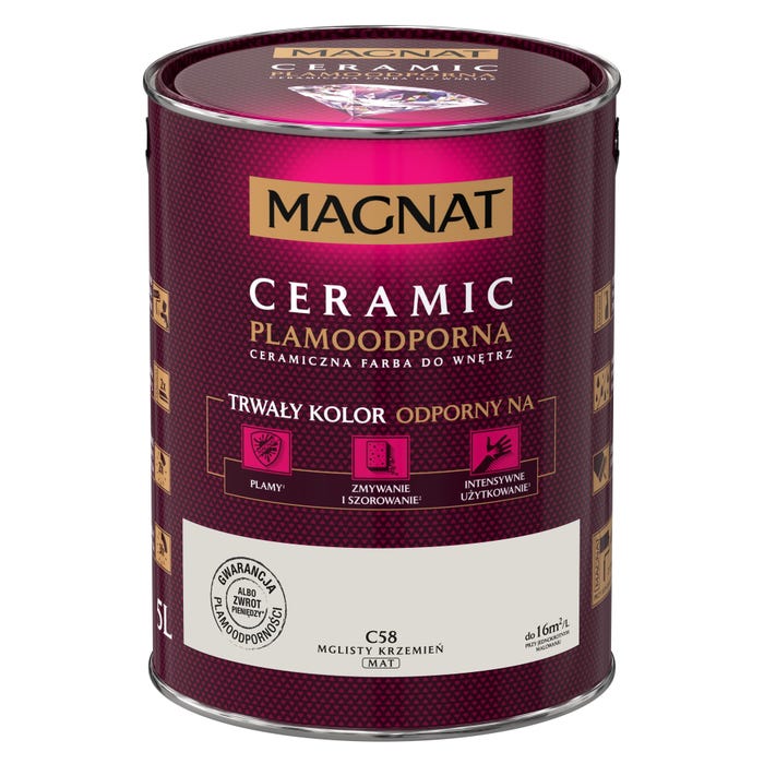 Farba Magnat Ceramic mglisty krzemień 5l