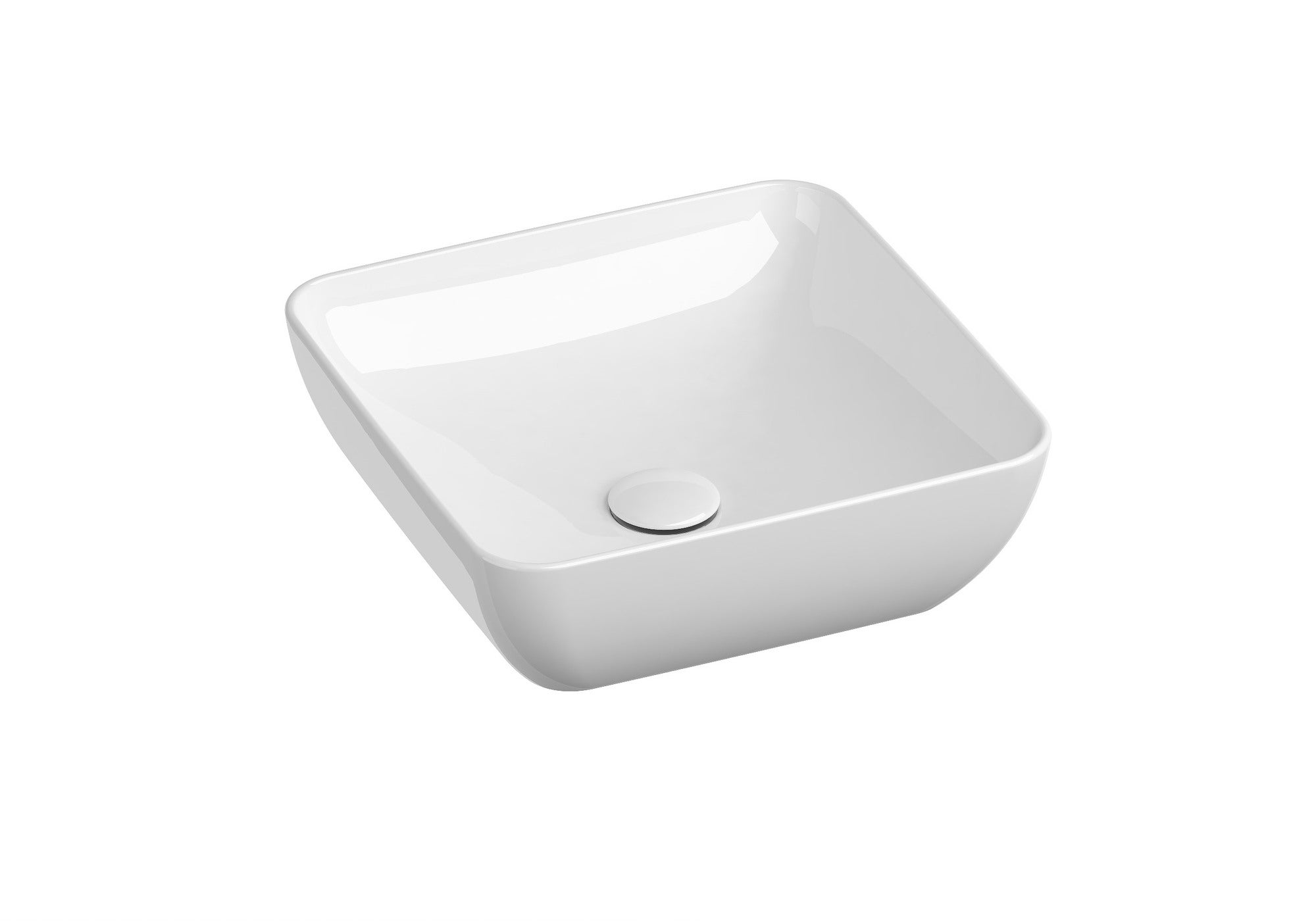 Umywalka nablatowa Ravak Ceramic Slim C 38x38 cm XJX01138001