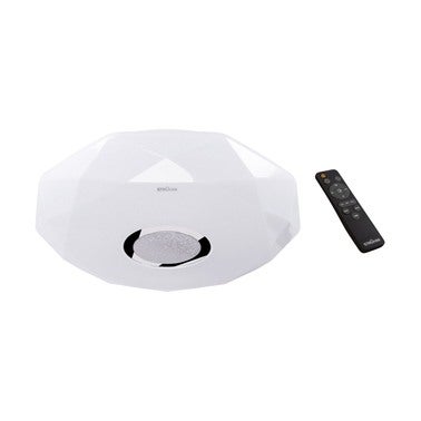 Plafon LED okrągły, ściemnialny, regulacja temperatury barwowej, pilot w zestawie, 24W, 3090Lm