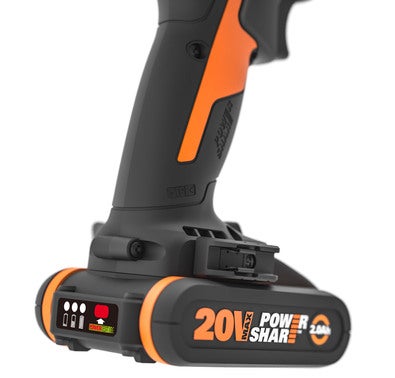 Wiertarko-wkrętarka 20V WX-JCR Worx / 2 x 2,0Ah 7