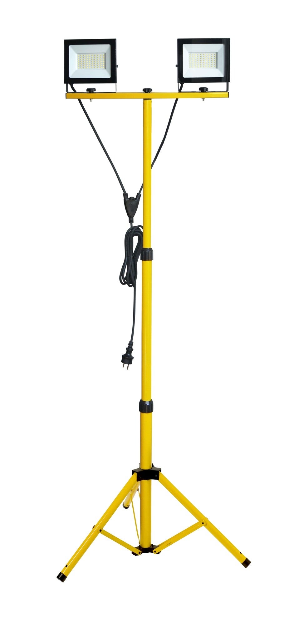 Naświetlacz na statywie LED 2x50 W 4250 lm 4000K IP54 wys. 1,6 m