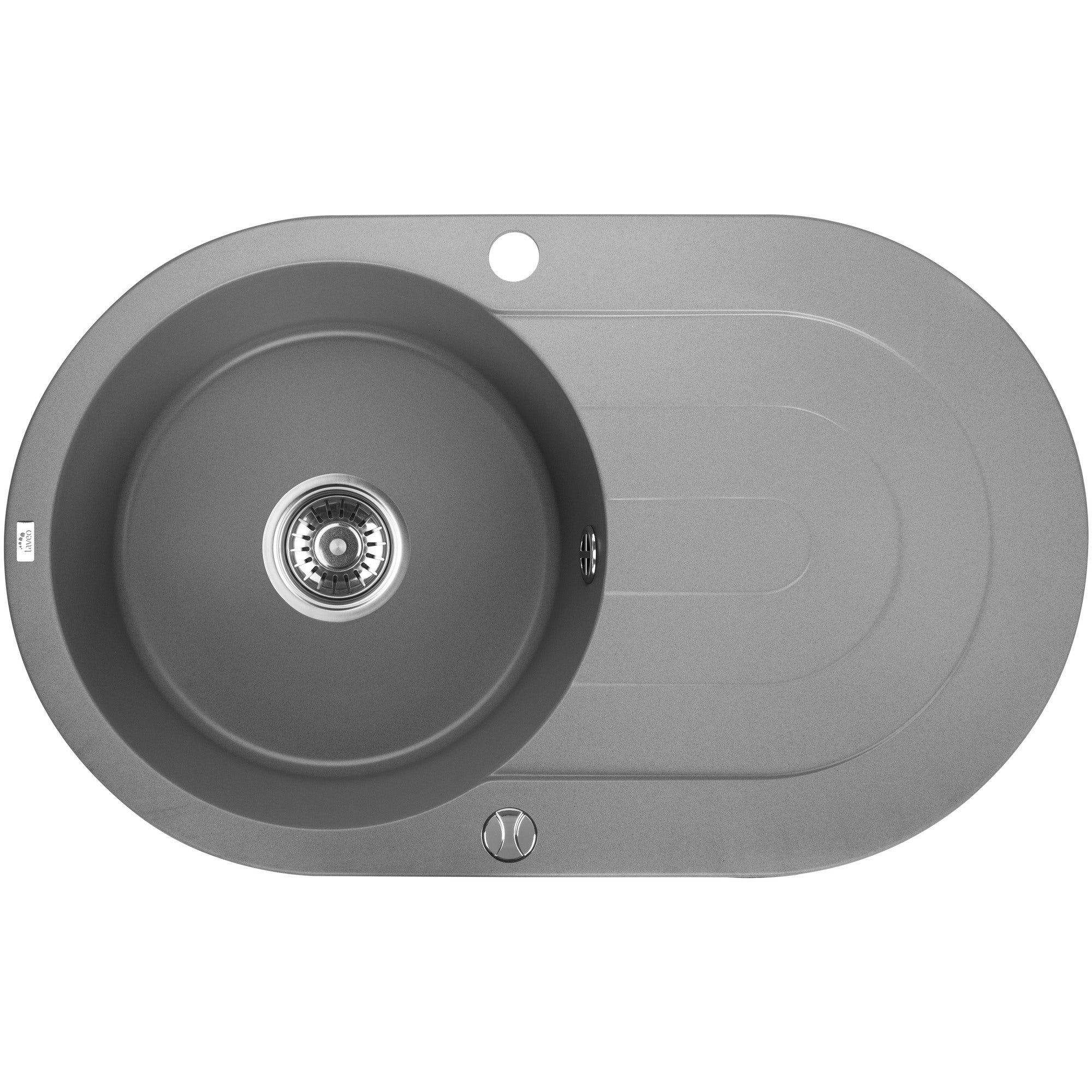 Zlewozmywak granitowy Laveo Dafne 47 x 78 cm 