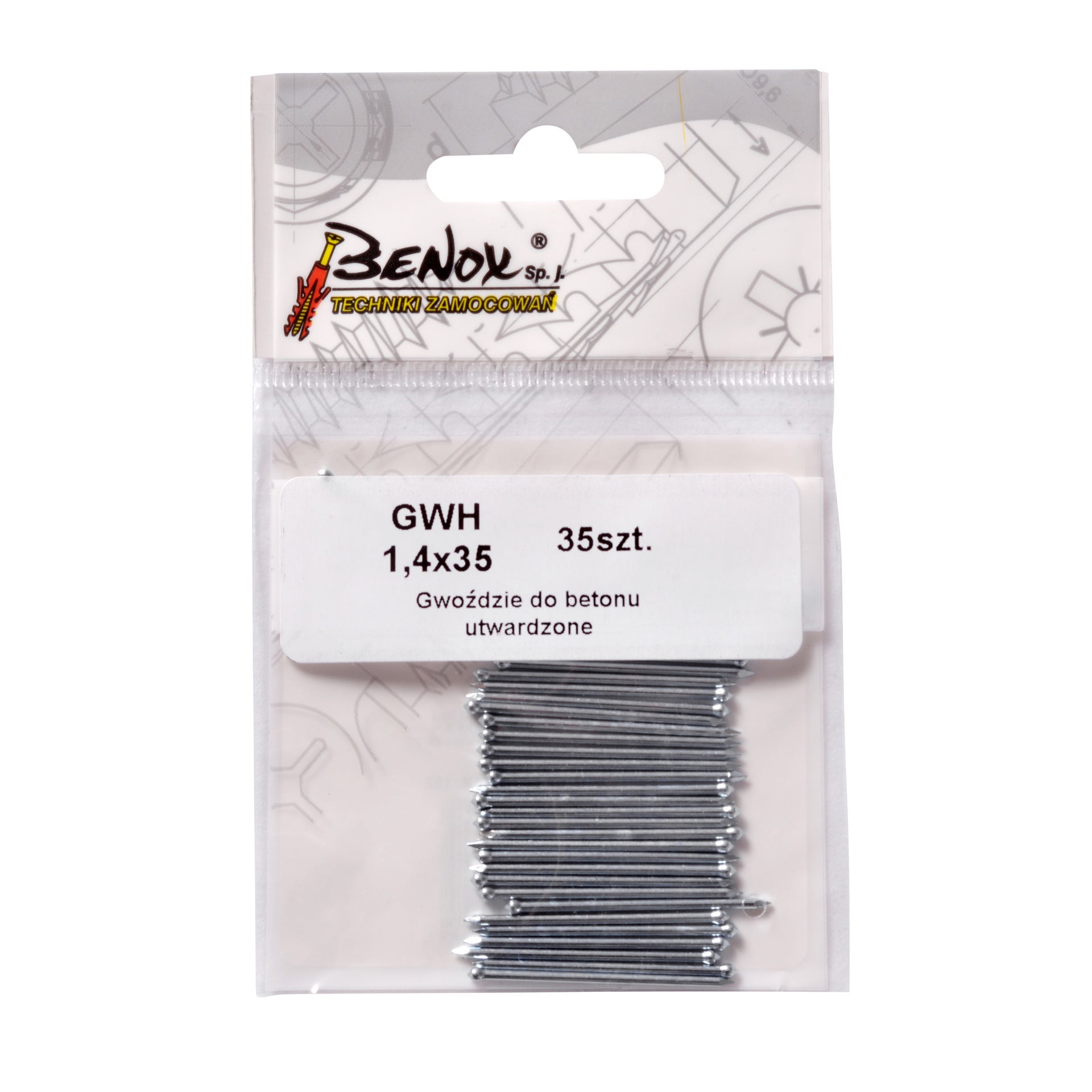 Gwóźdź hartowany 1.4x35 mm (35 szt.) 1