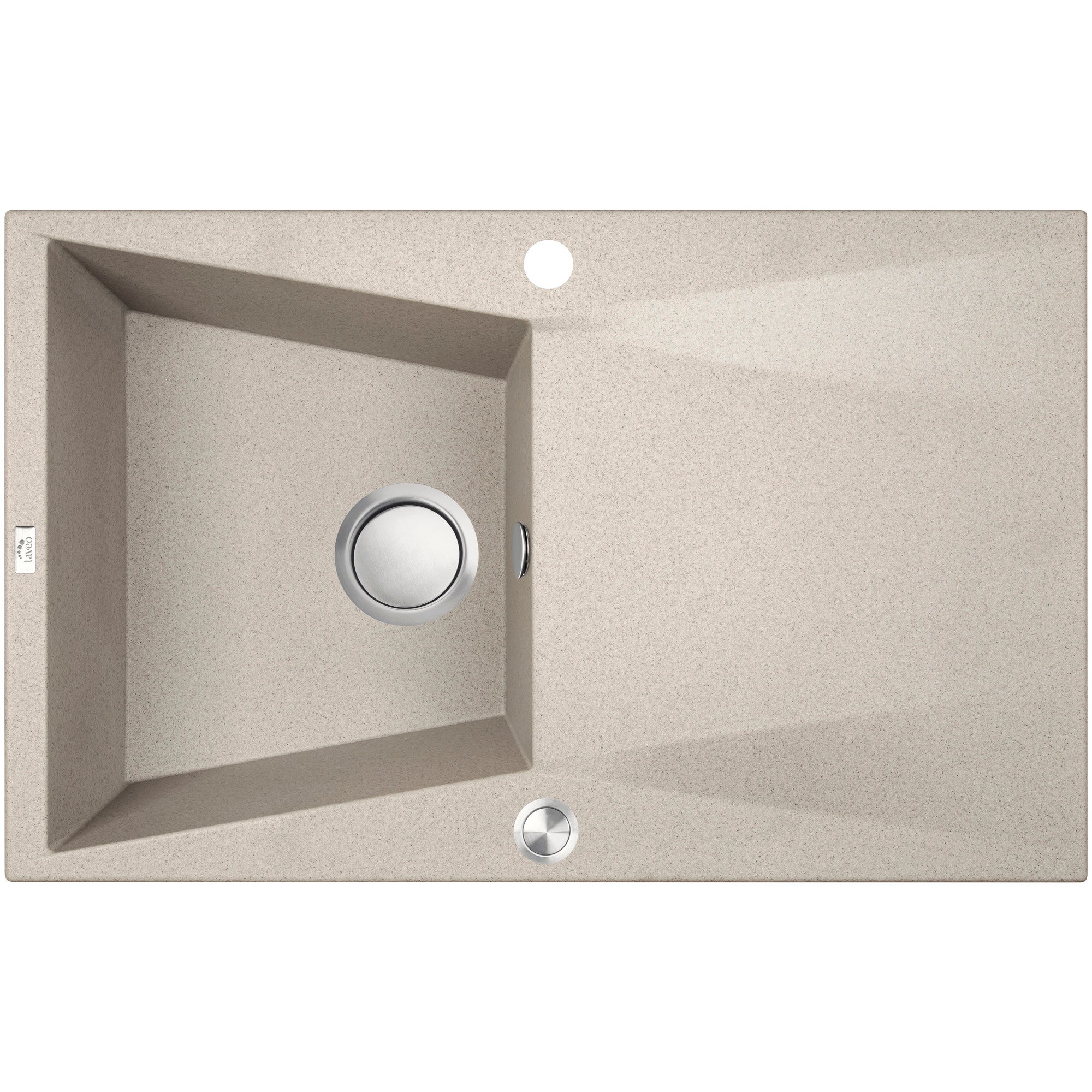 Zlewozmywak granitowy Laveo Grenada 48 x 78 cm 