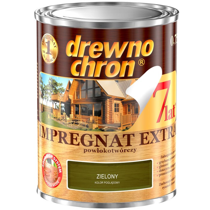 Impregnat Drewnochron Extra zielony 0,75l