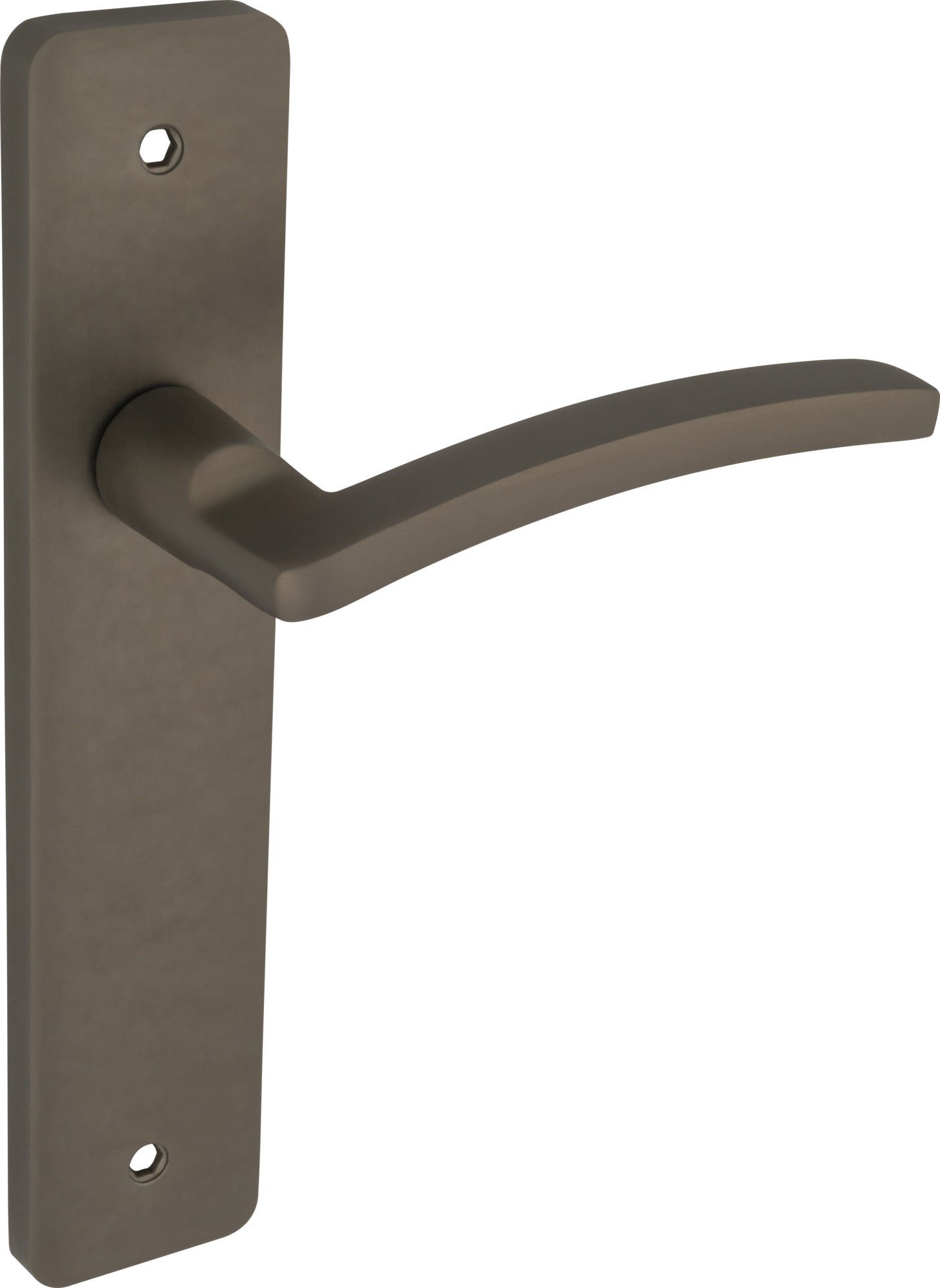 Klamka Merida z długim pelnym szyldem grafit/chrom 0