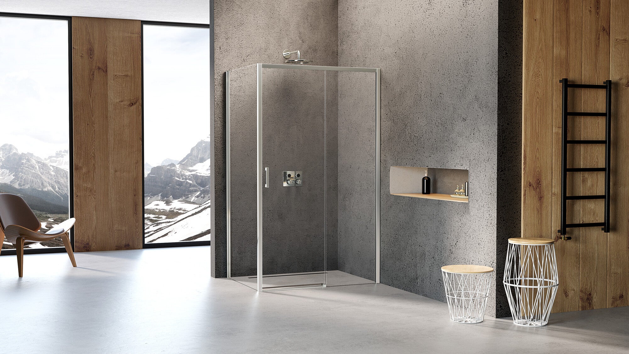 Kabina prysznicowa Kabri Avance prawa 130x100 cm 1